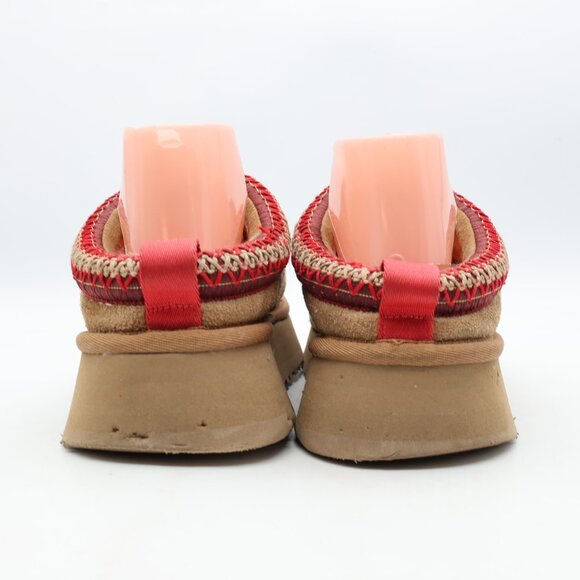 UGG Tazz Suede Slip-On Platform Women's Size 8 Slippers Chestnut Brown 122553 - Picture 5 of 12